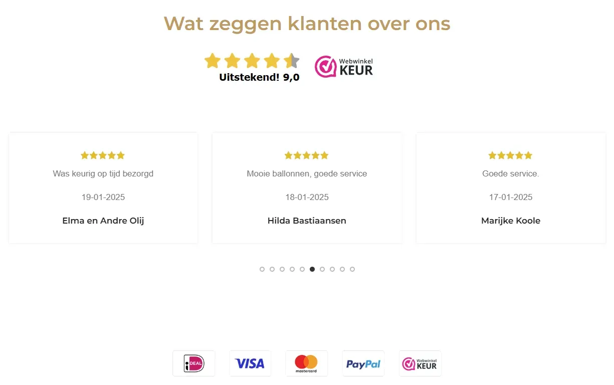 Ballongifts customer reviews