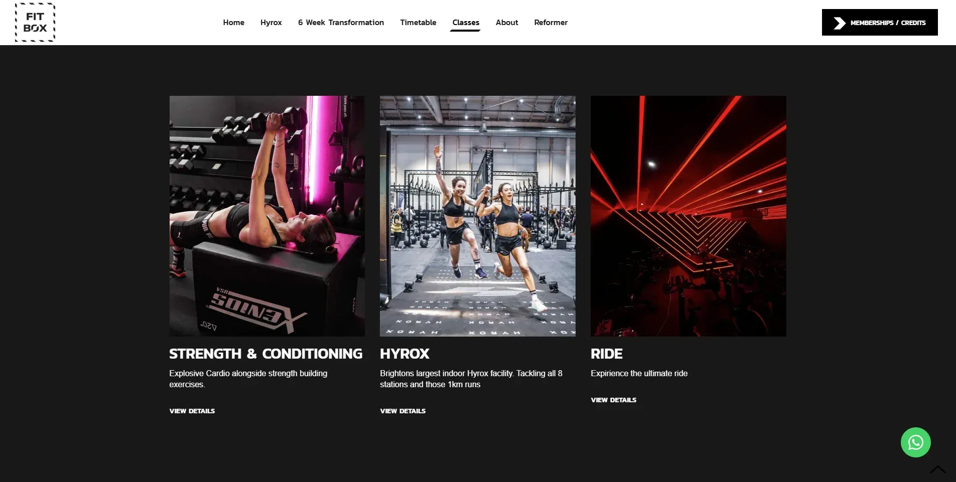 Fitbox website redesign